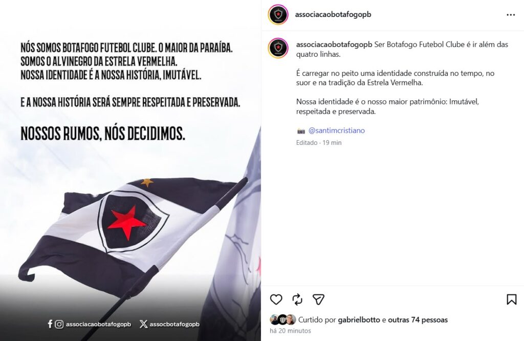 Botafogo-PB, associação, escudo