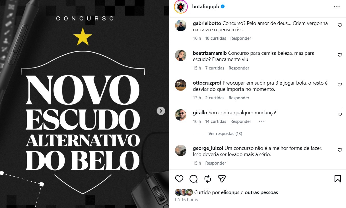 Botafogo-PB, concurso do escudo